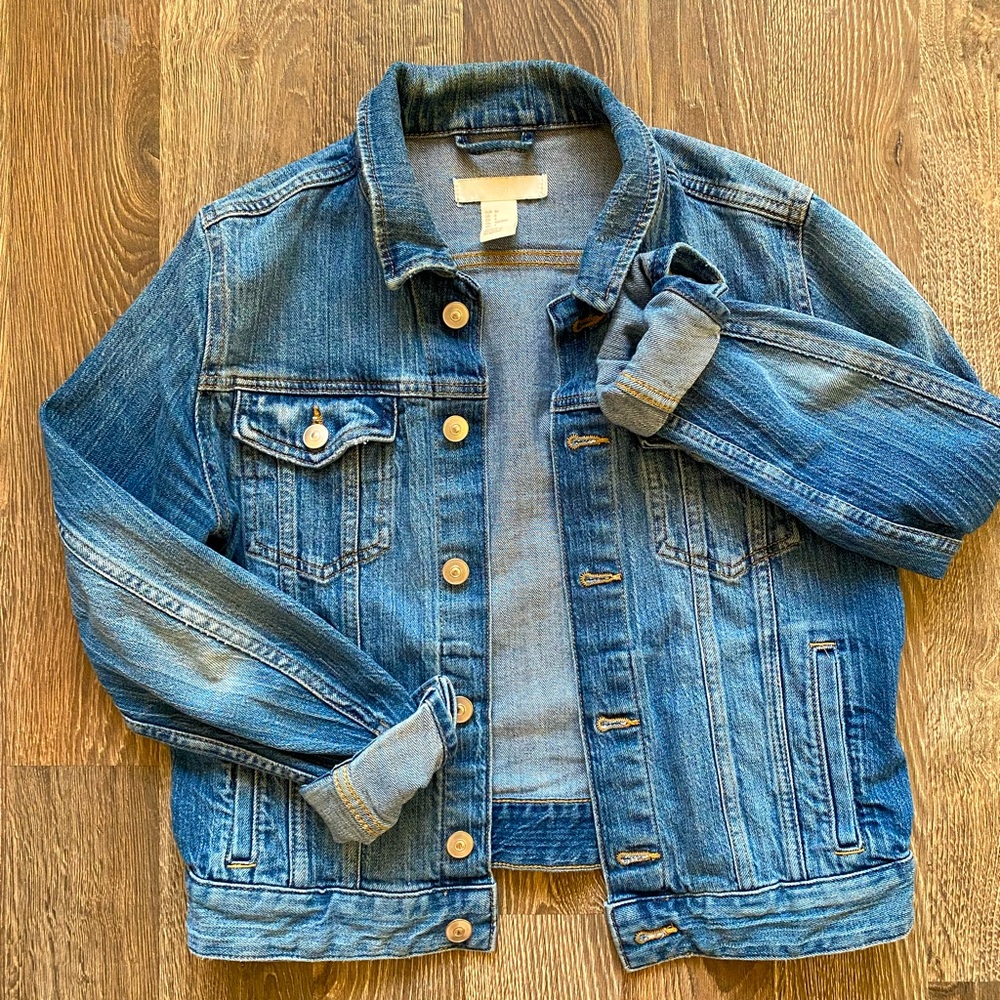 Distressed Denim Jacket